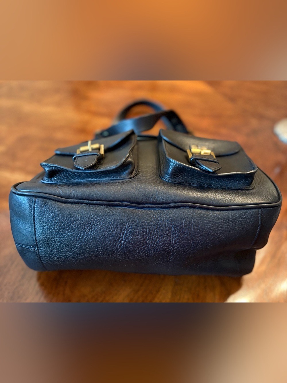Mulberry Classic Black Leather in “Annie” Hobo Style Bag in EUC - Picture 7 of 13